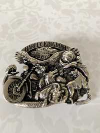 Klamra pasek Harley Davidson UNIKATOWA SREBRO