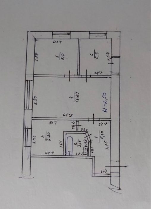 Продаж 3х к.кв. Садстанція Млієв Городище Черкаська обл.