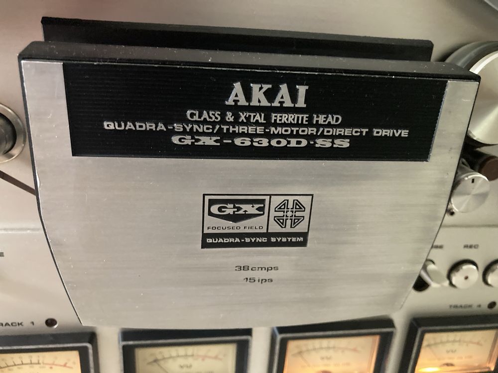 Akai GX 630d SS magnetofon szlupowy quadro.