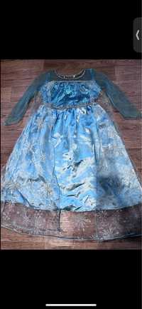 Сукня пиинцеса ельза 5-6 років зріст 110-116