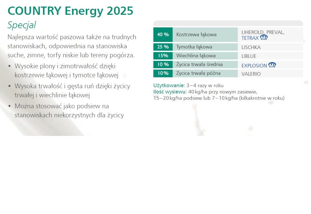 Mieszanka DSV Country Energy 2025