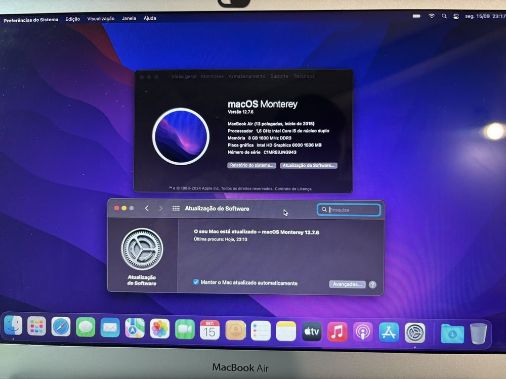 Apple Macbook Air 13” inico 2015