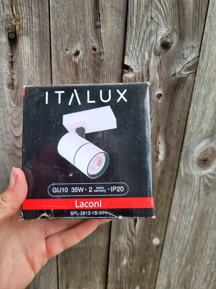 Lampa reflektor spot Laconi SPL-2813-1B-WH Italux nowa 1 szt biała