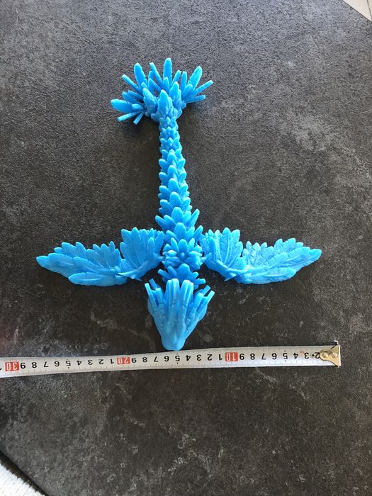 Синій дракон 3d друк