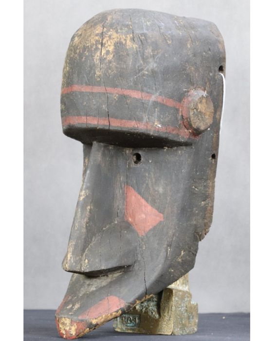 Maska. Drewno. Toma. Gwinea. Liberia. XX wiek.