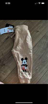 Spodnie mickey  74 nowe