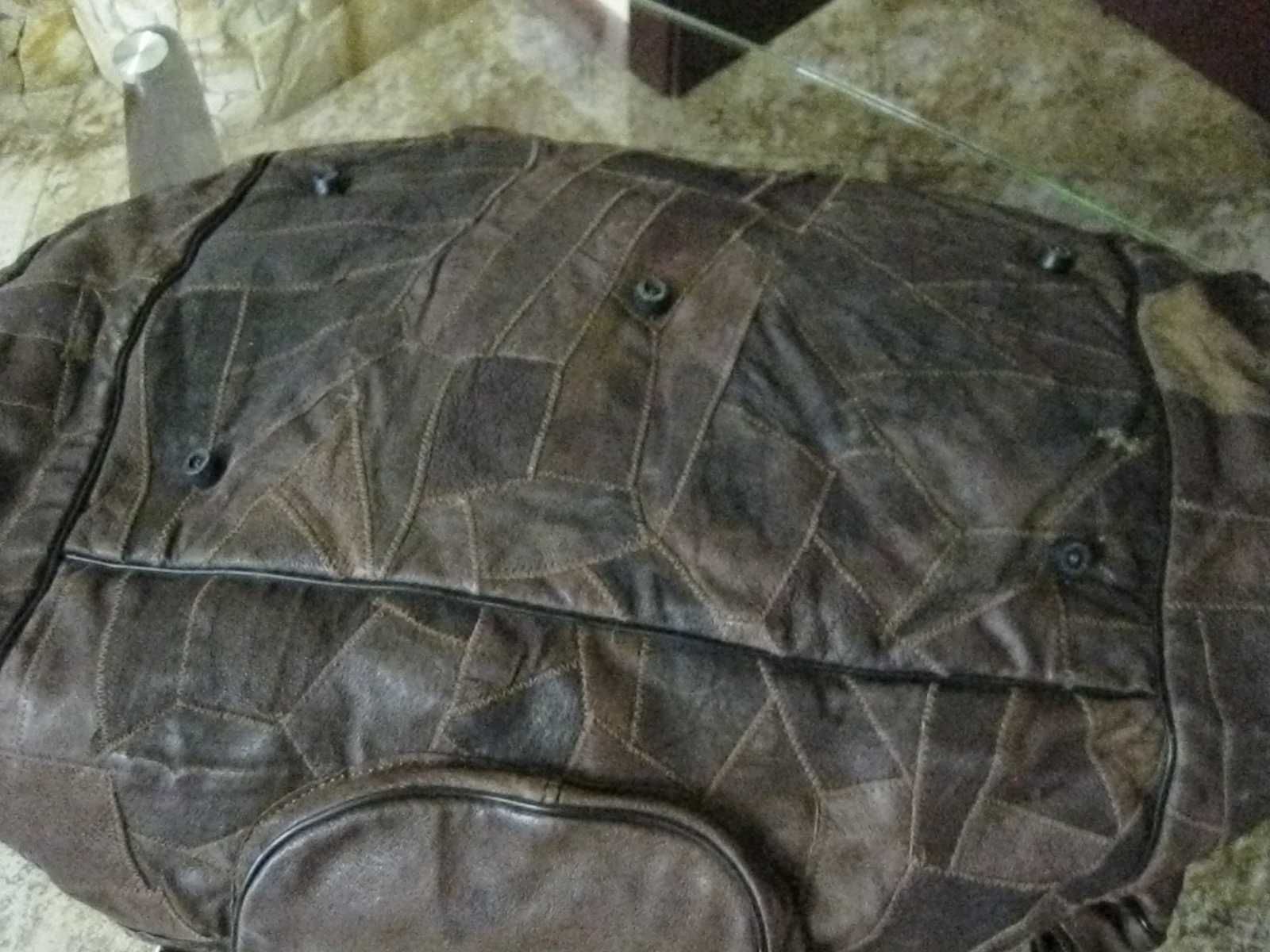 кожаная натуральная  большая сумка