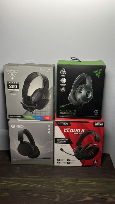 Ігрова гарнітура для pc xbox playstation platinum razer cloud turtle