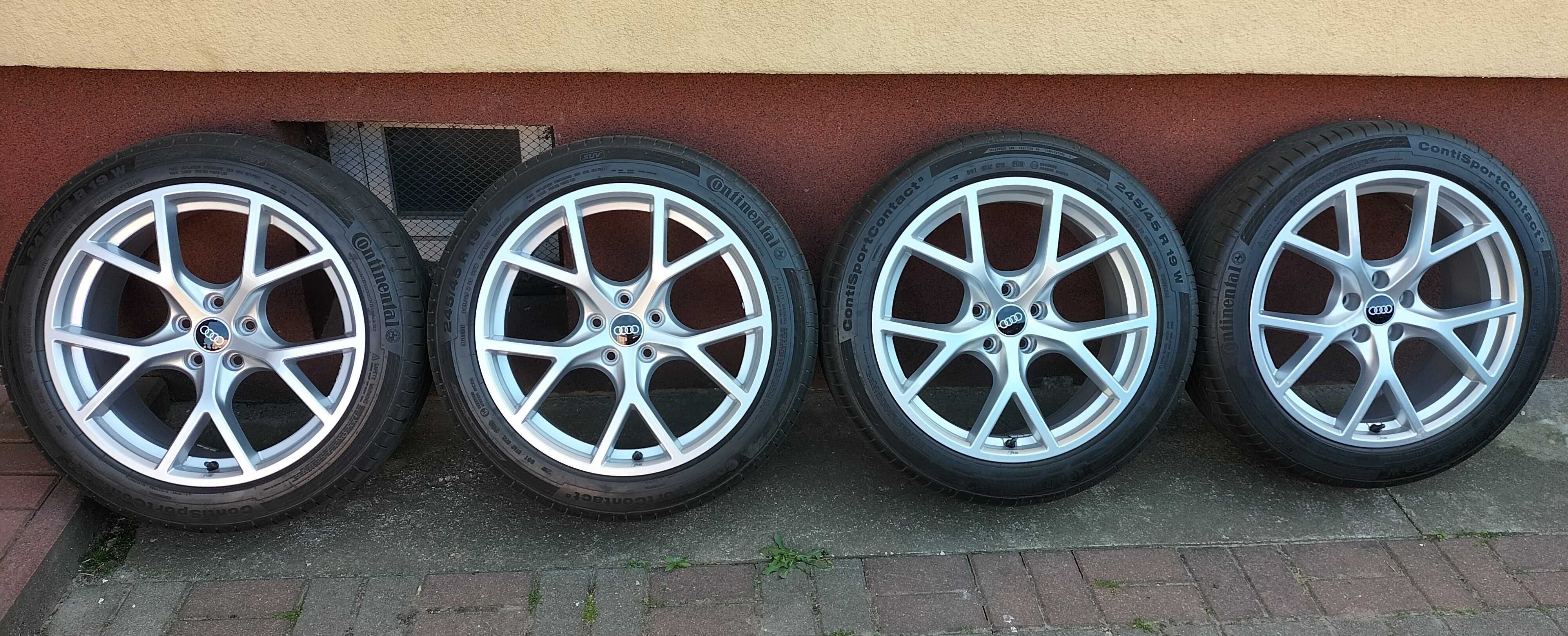 Felgi Koła Audi RS3 oryginalne 19 5x112 ET25 SREBRNE