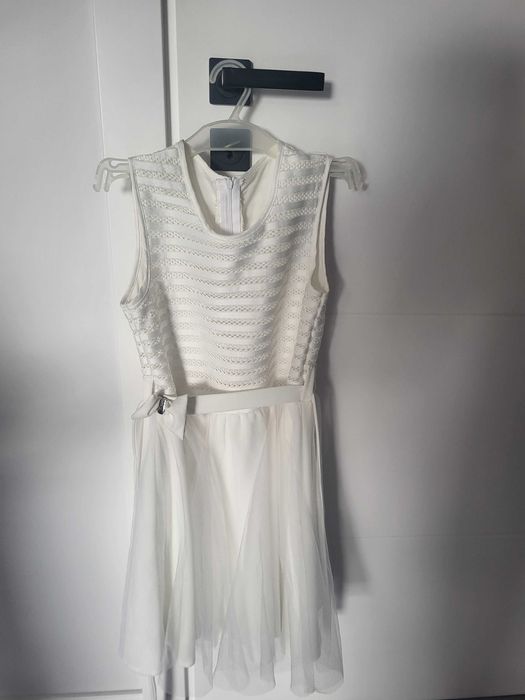 Sukienka dla dziewczynki biała 134