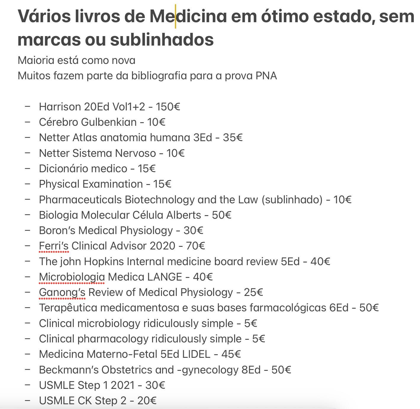 Livros de medicina