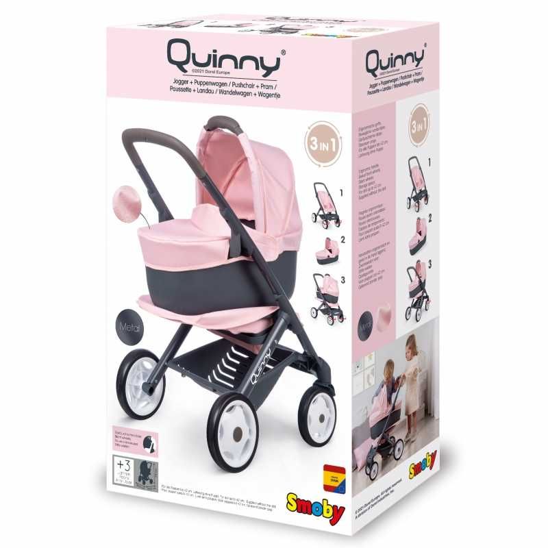 Wózek dla Lalek Maxi Cosy Quinny 3w1 Wózek głęboki Gondola Spacerówka