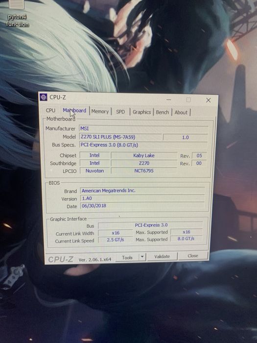комплект i7‑7700K + 32 ГБ DDR4 RGB + MSI Z270