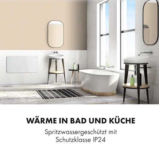 Вигнутий конвекційний обігрівач Klarstein Bornholm з таймером 1/2 кВт