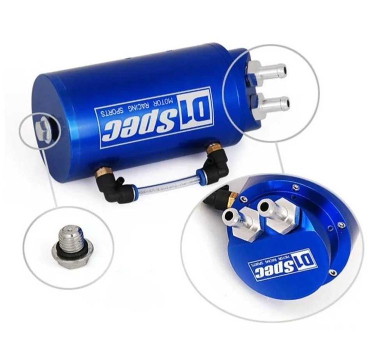 Oil catch tank universal recuperador oleo reservatorio can