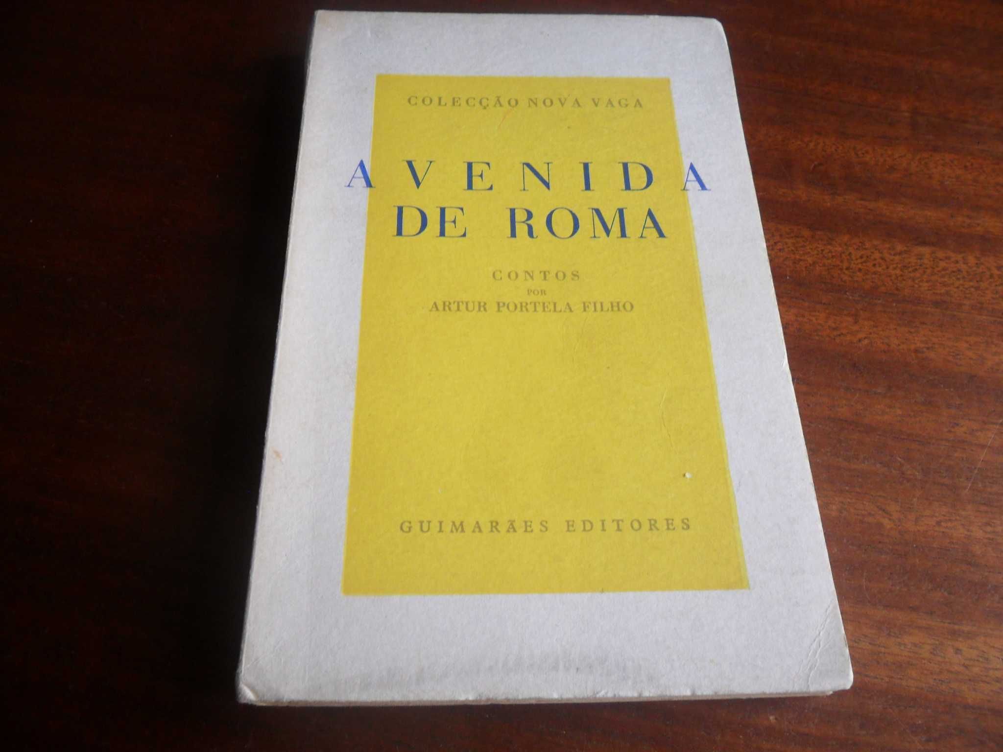 "Avenida de Roma" de Artur Portela Filho - 1ª Edição de 1961