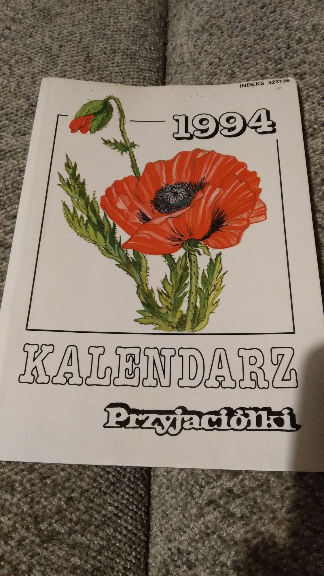 Kalendarz Przyjaciółki 1994, kalendarz 94, stary kalendarz