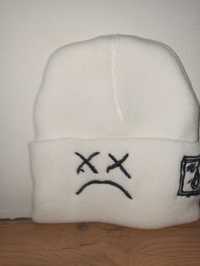 czapka zimowa unisex usmiech drip drill nowy y2k