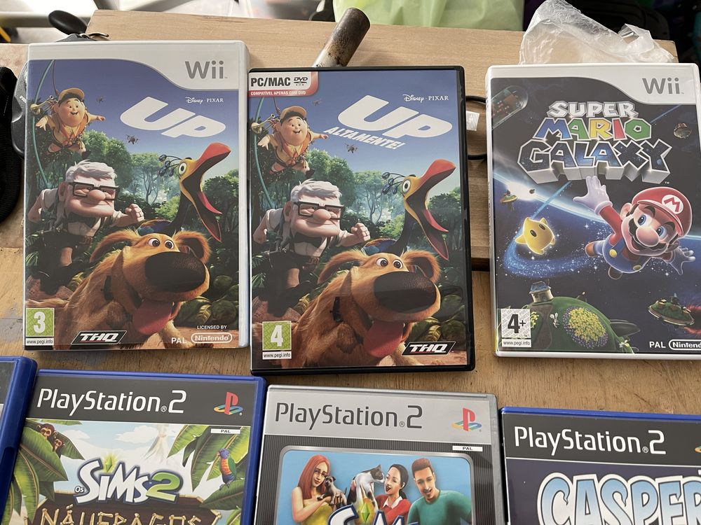 Jogos PlayStation 2 e Wii