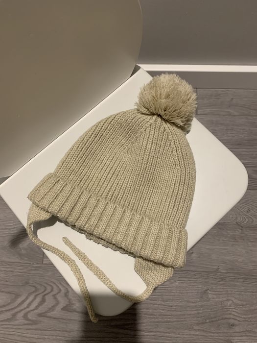 Шапка zara, шапка з бомбоном