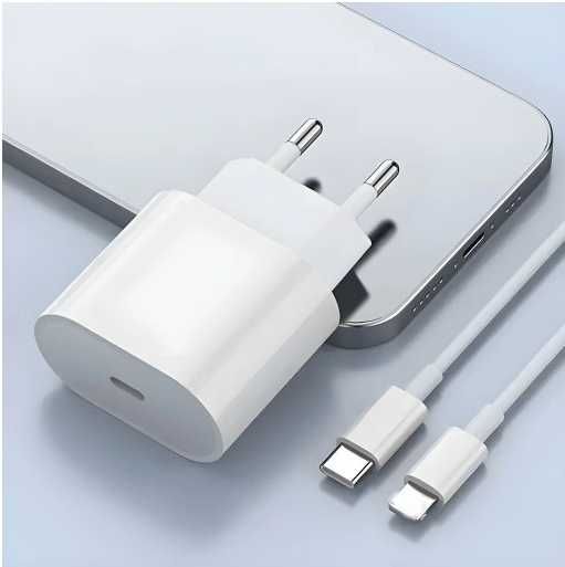 SZYBKA ŁADOWARKA DO IPHONA 20W biały XBAY USB typ C do Apple 2400 mA