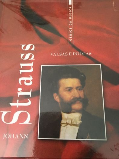Livros + CDs de Mozart, Strauss e Vivaldi