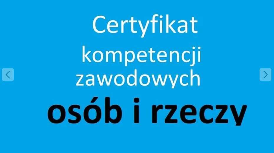 Użyczę certyfikat kompetencji zawodowych przy przewozie OSÓB i RZECZY