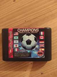 Jogo Champions World Class Soccer - Sega Megadrive-Cartucho-Bom Estado