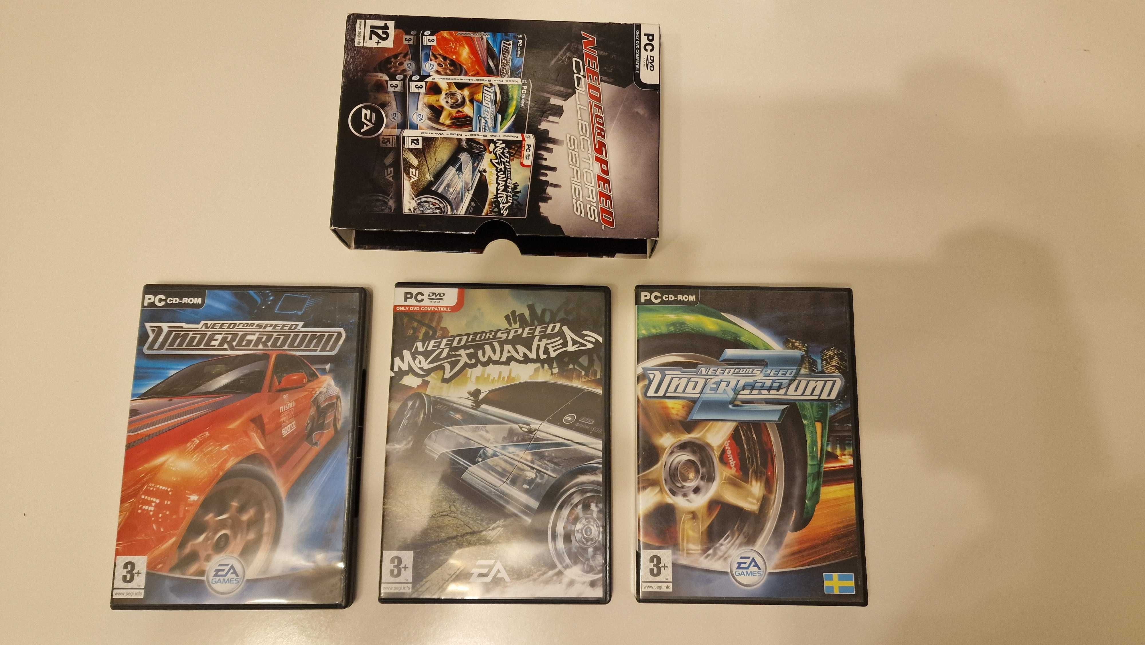 Zestaw gier Need For Speed: Collector's Series IDEAŁ!!! Kompletny!!