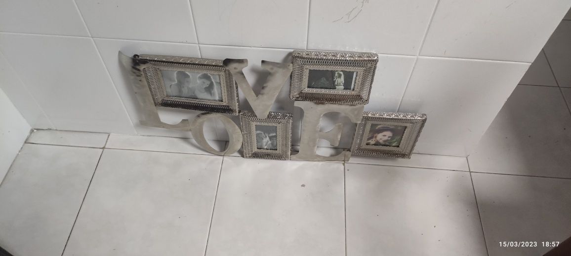 Moldura nova prateado