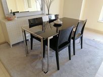Mesa sala vidro temperado
