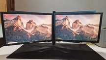 Monitor monitory gracza 2x DELL P2210F komplet 2szt + stojak uchwyt