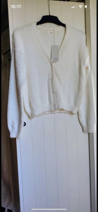 Sweter ślubny narzutka etola ślubna