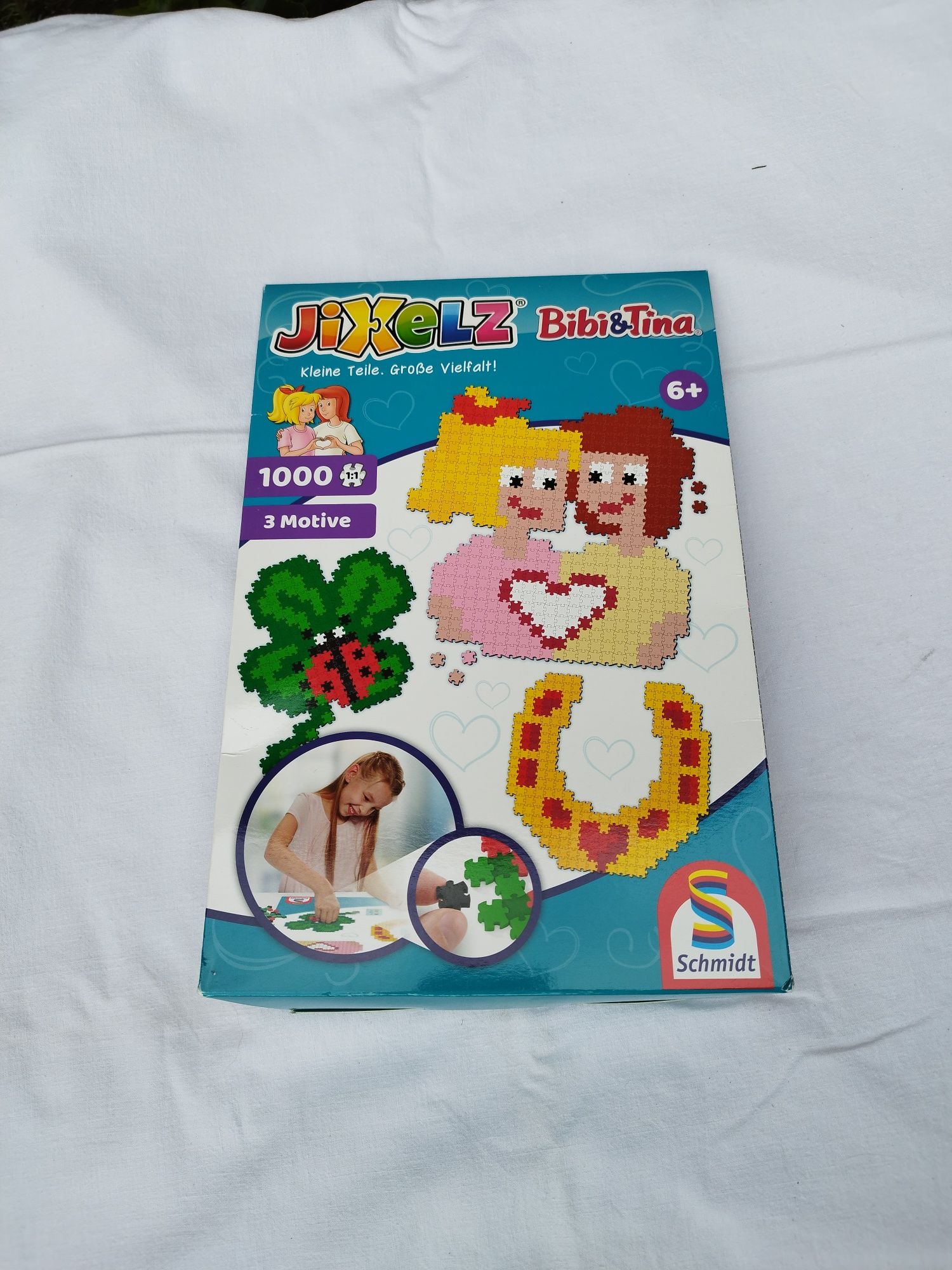 Jixelz 2 zestawy nowe Bibi i Tina +Trolla 2x 1000 sztuk