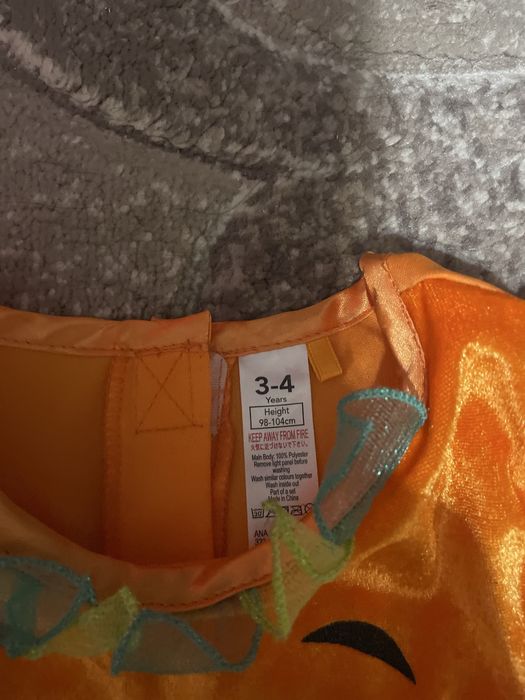 Плаття мандаринка карнавальне