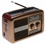 Radio domowe kuchenne przenośne solar akumulator USB Bluetooth latarka