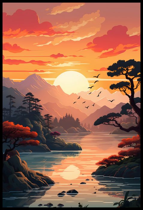 Plakat 61x90,5cm Złoty Zachód