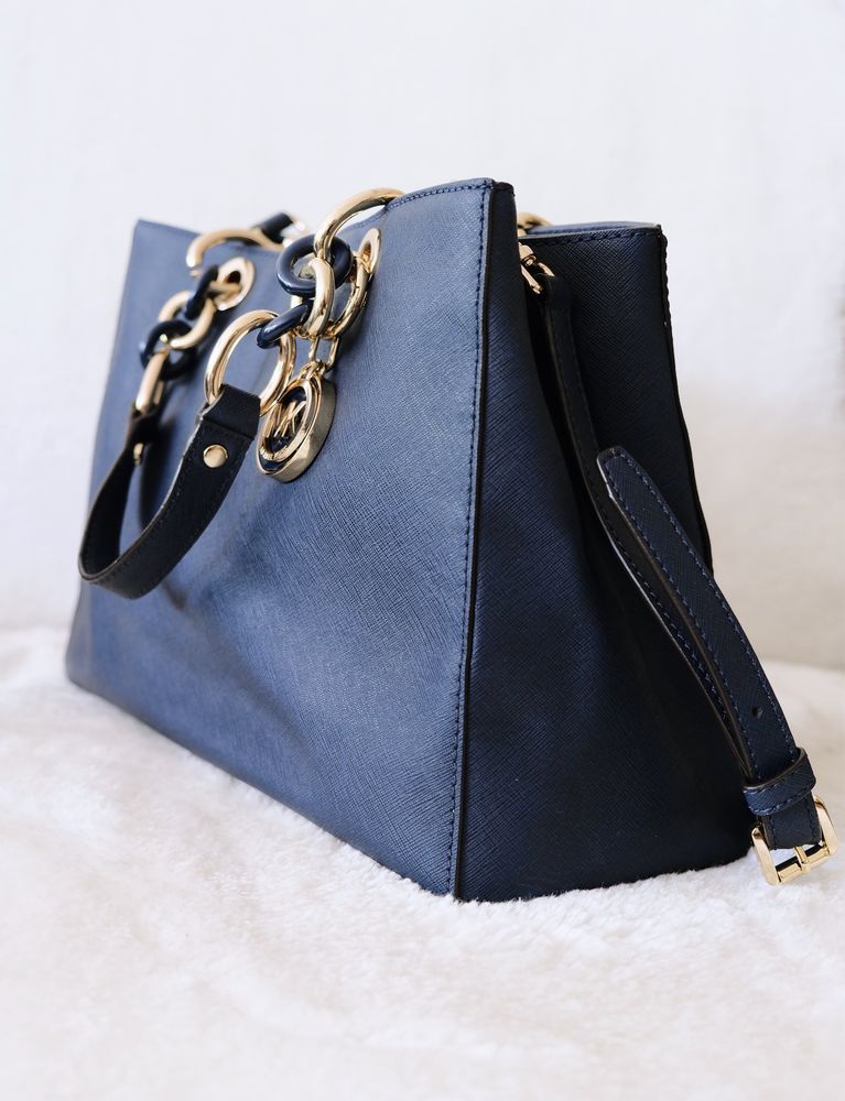 Mala Michael Kors Original Navy Blue