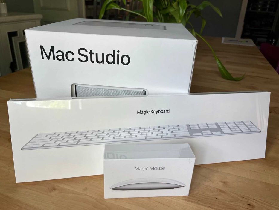 Nowy Apple Mac Studio M4 Max 36 GB 32C GPU Magic KBD num. pad+ mysz