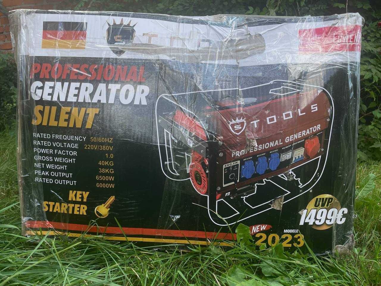 Генератор Tools professional generator silent 6500w