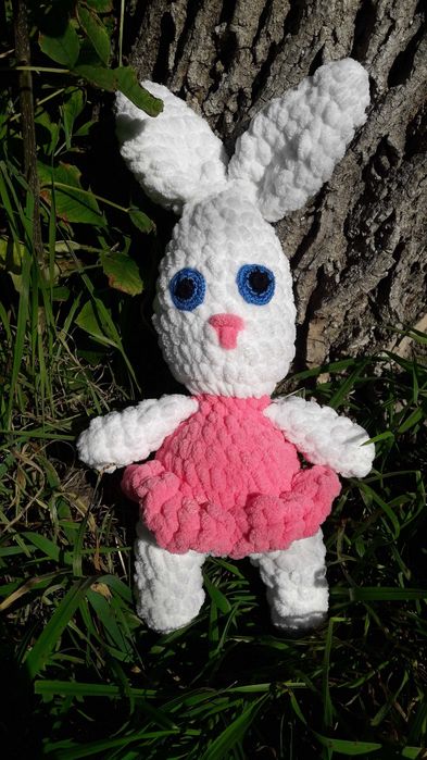 Мягкая игрушка | Зайчик | Плюшевая | Вязаная | Handmade | Новый Год