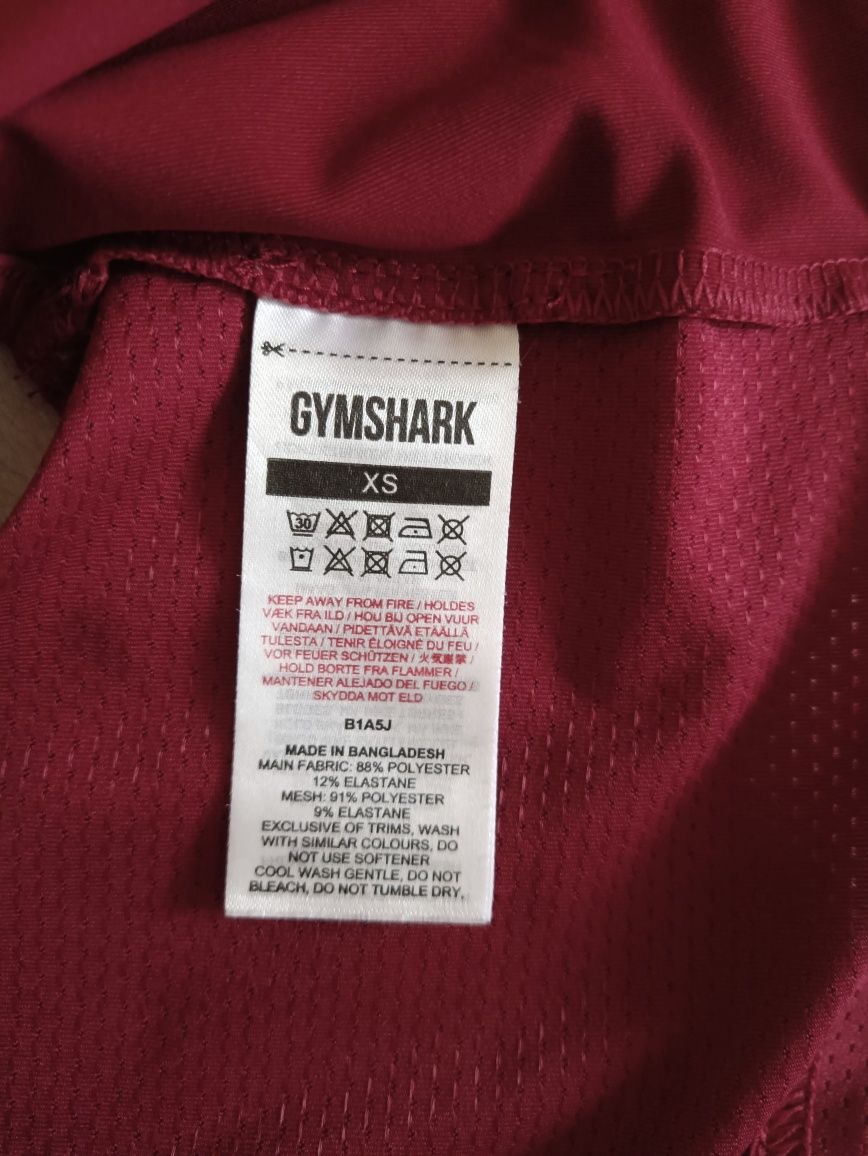 Gymshark p.XS оригінальний спортивний кроп топ майка вкорочена