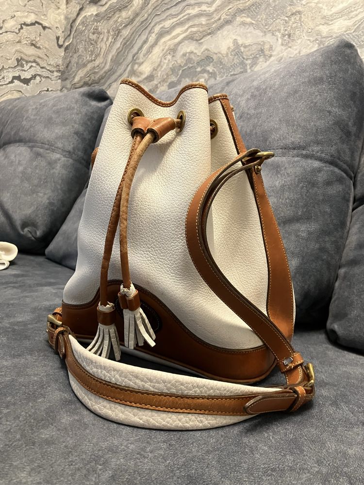 Редкая винтажная сумка ведро dooney bourke