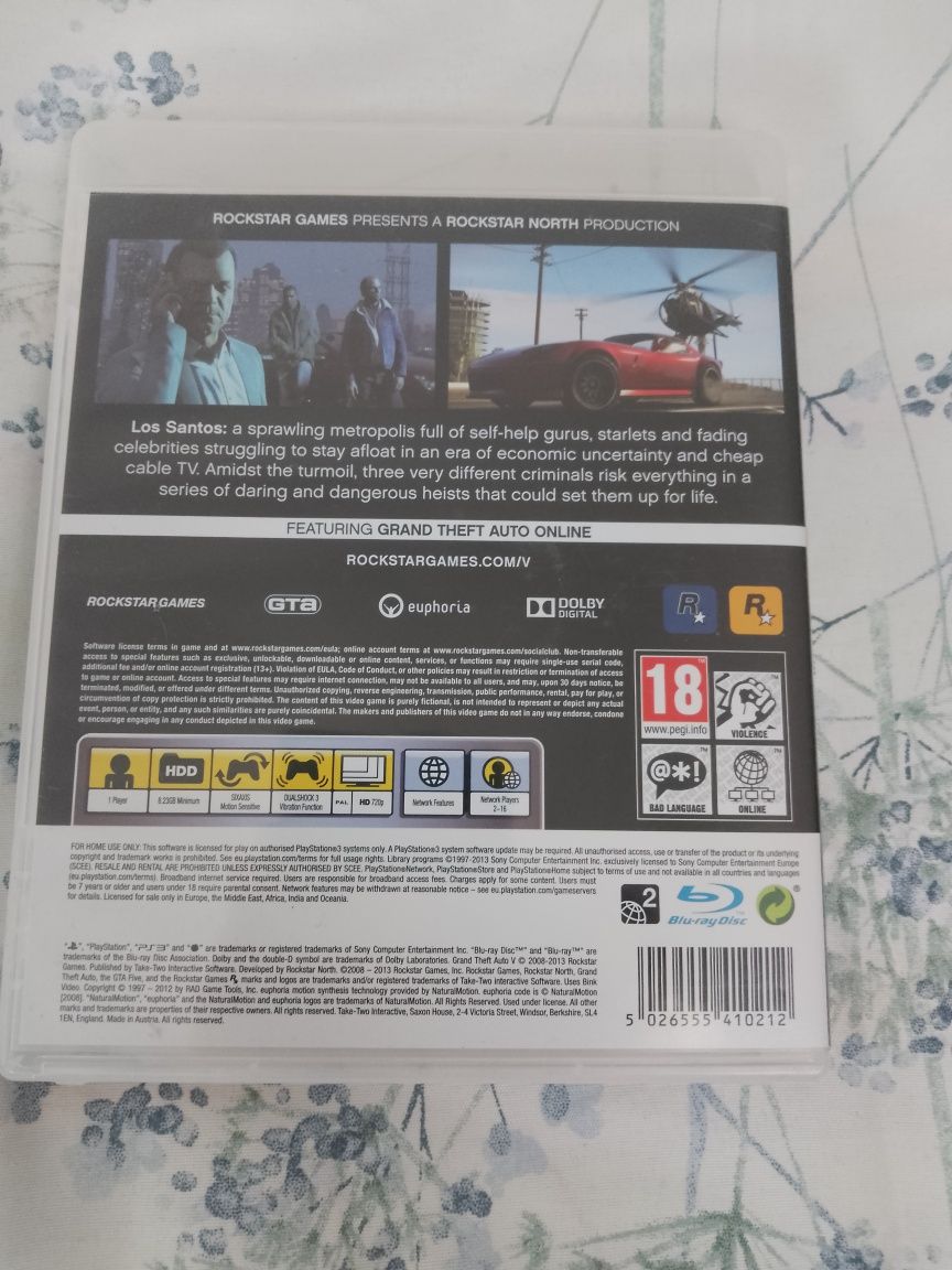 Płyta grand theft auto 5