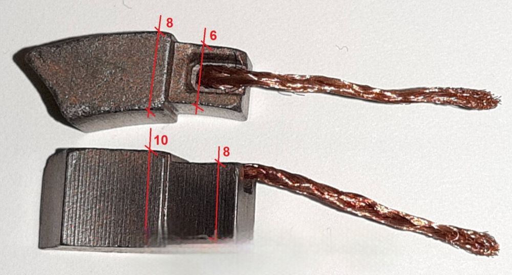 Щетки мотора вентилятора обдува салона Пежо 5008,3008