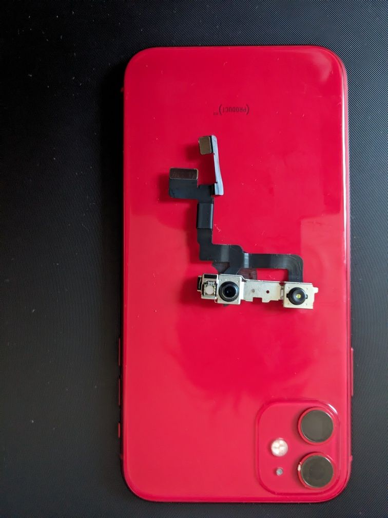 iPhone 11, Face ID, передняя камера и материнская плата, задн