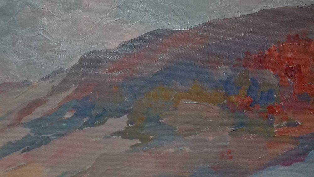 Осенние Карпаты в 1943г. Художник Георгий Кононов (1896гр.)