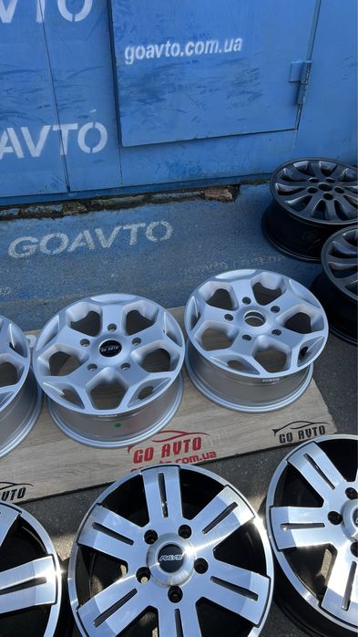 Goauto нові диски Ford Transit 5/160 r16 et50 7j dia65.1 в сріблі