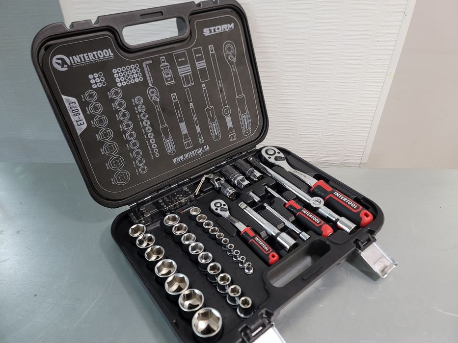 Набор инструментов головок Intertool Storm ET-8073 Новый Гарантия Проф
