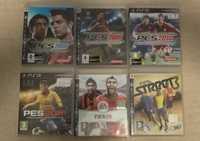 Jogos PS3 PES 08, 09, 10, 16,  Fifa 09 e Fifa Street 3